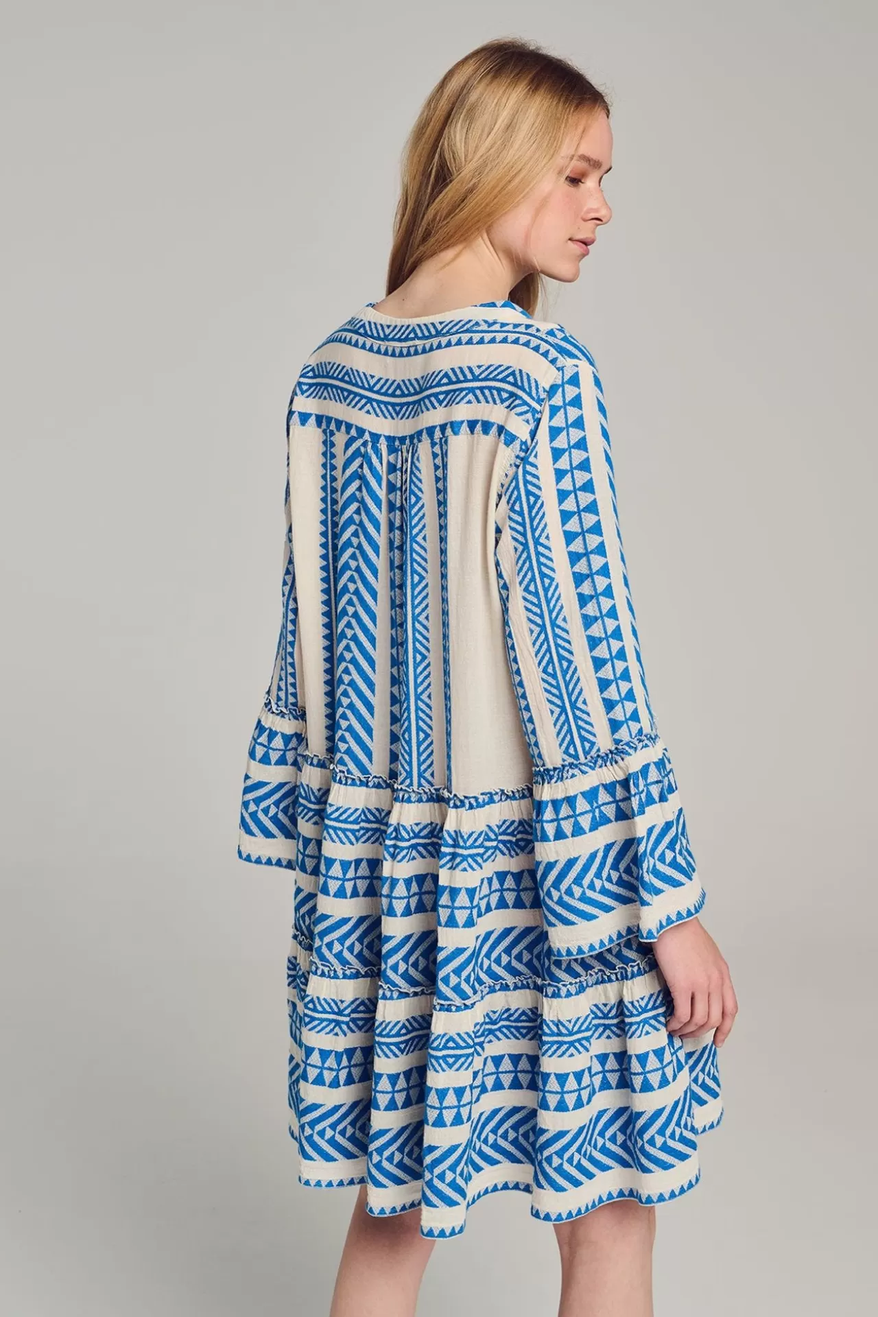 Shop Devotion TWINS Ella Short-Blue/Offwhite