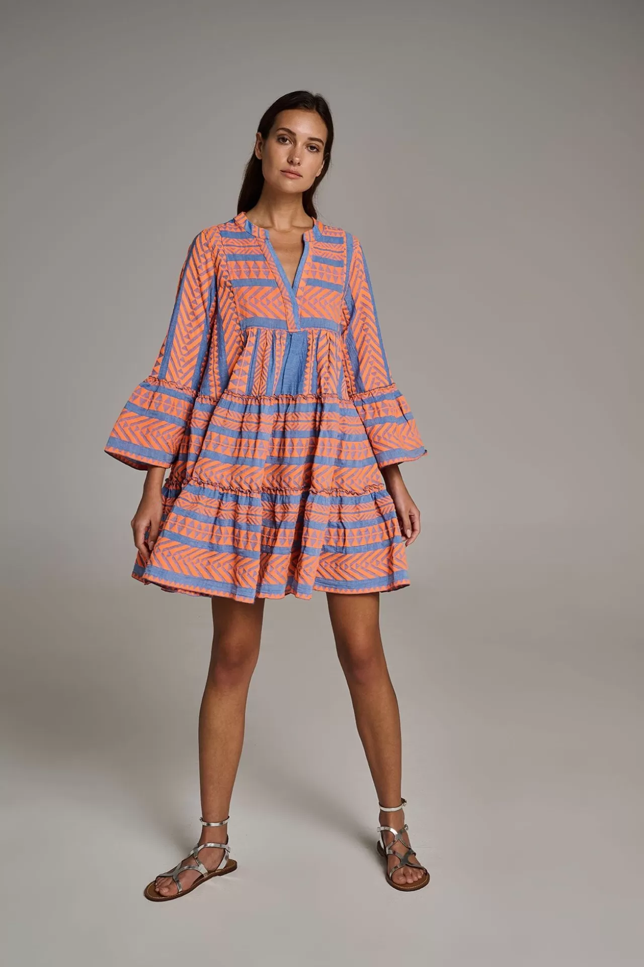 Discount Devotion TWINS Ella-Orange/Blue